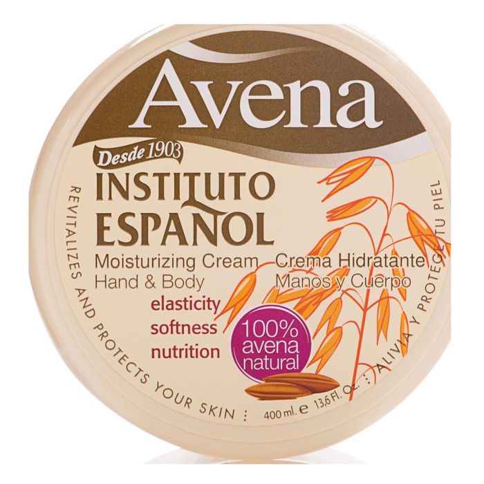 Instituto Español Crema hidratante de avena 400 ml Instituto Español Crema hidratante de avena 400 ml