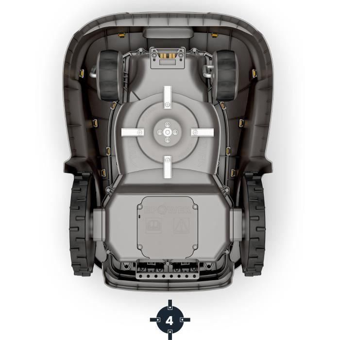 Stiga STI1727828585408 Robot Cortacésped Autónomo A500 para Superficies hasta 500m², con Tecnología GPS y Pendientes del 45% 2