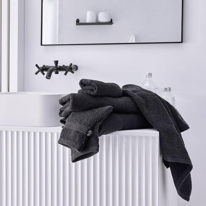 Today TOD3574641230920 - Maxi Sábana de Baño Essential 90x150 cm 100% Algodón Color Carbón 1