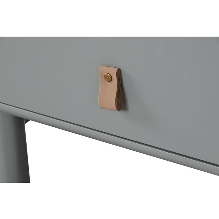 DKD Home Decor Mesita de Noche Urban Gris Natural 40 x 55 x 48 cm MDF PU 3