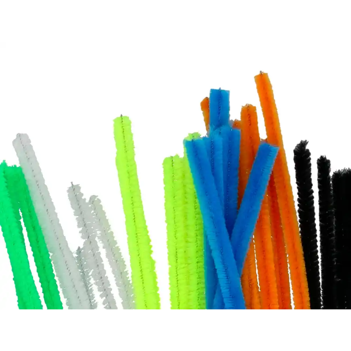 Liderpapel Limpiapipas de Chenilla 30 cm Colores Mate Surtidos Bolsa 30 Unidades 4