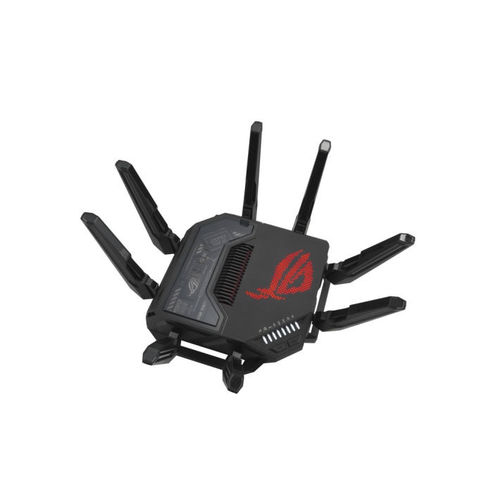 ASUS ROG Rapture GT-BE98 Router Wi-Fi 7 Quad-band (2.4/5/6 GHz) 10 Gigabit Ethernet Negro - 90IG08F0-MO9A0V 4 ASUS ROG Rapture GT-BE98 Router Wi-Fi 7 Quad-band (2.4/5/6 GHz) 10 Gigabit Ethernet Negro - 90IG08F0-MO9A0V 4