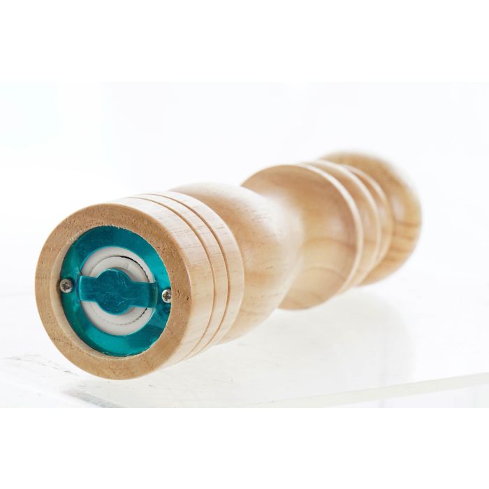 DKD Home Decor Pimentero Natural 5x21x5 cm (4 Unidades) Rubberwood, Inox