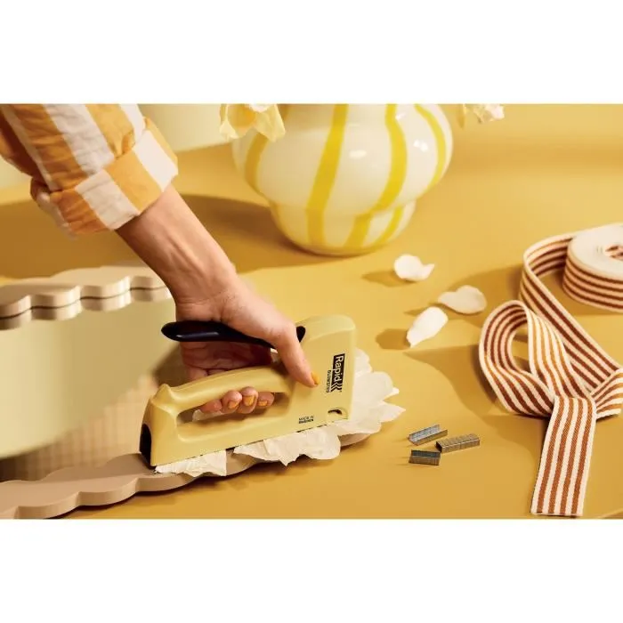 Rapid Grapadora R53 SoS RÁPIDA Amarillo flor 3