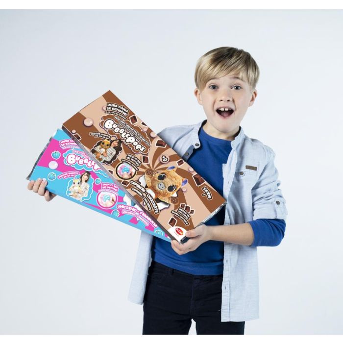 Bizak Bubble Pops Peluche Gigante Expansible con Olor Mágico y Patitas Sensoriales, Unidad Aleatoria 2