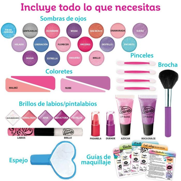 Set de Maquillaje Infantil Cra-Z-Art Shimmer 'n Sparkle Glitz and Glam 44,5 x 3,5 x 22,5 cm 4 Unidades 1 Set de Maquillaje Infantil Cra-Z-Art Shimmer 'n Sparkle Glitz and Glam 44,5 x 3,5 x 22,5 cm 4 Unidades 1