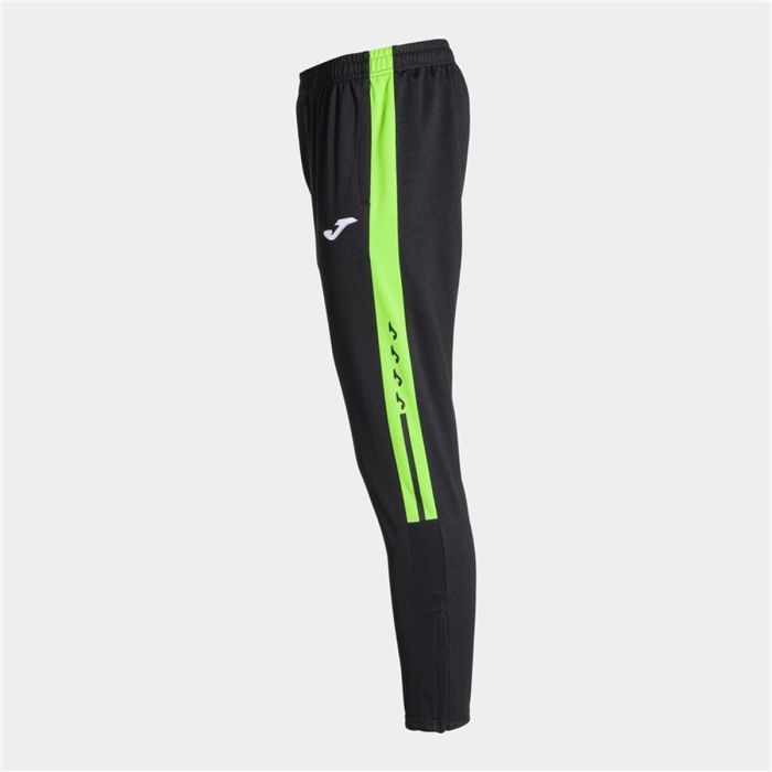 Pantalón Deportivo Infantil Joma Sport Olimpiada Negro Verde 1