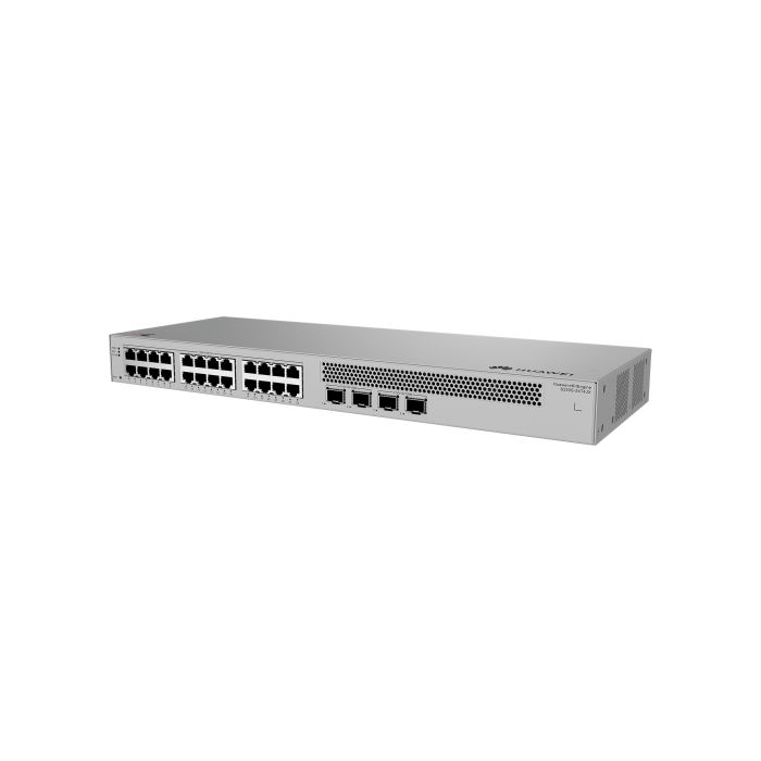 Huawei S220S-24T4JX Switch Gestionado L2 Gigabit Ethernet 24 Puertos 10/100/1000 Mbps Capacidad 98 Gbit/s Montaje Rack 1U Gris