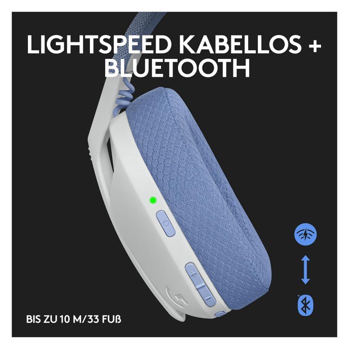 Logitech G435 Auriculares Gaming Inalámbrico LIGHTSPEED Bluetooth Blanco para PC y Consolas 2 Logitech G435 Auriculares Gaming Inalámbrico LIGHTSPEED Bluetooth Blanco para PC y Consolas 2