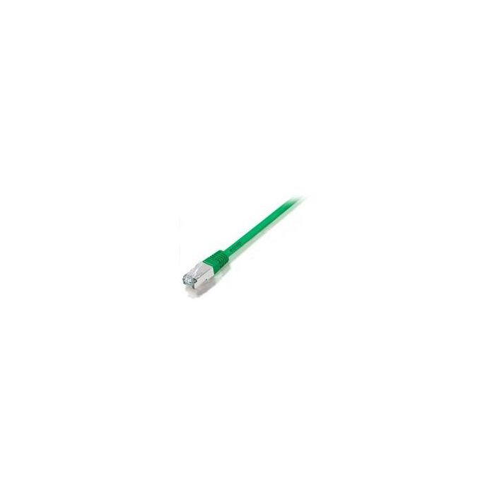 Equip 705442 Cable de Red Patch Cat5e SF/UTP 2xRJ45, 3m, Color Verde, Macho/Macho, Apantallado PVC