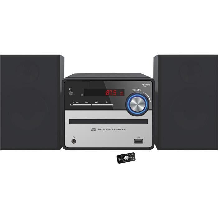 Inovalley CH37-BTH Sistema HiFi Bluetooth 5.0 con Reproductor de CD y 2 x 25W
