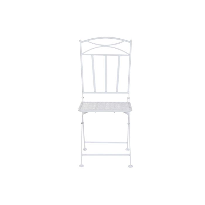 Mesa Terraza Y Jardin DKD Home Decor Blanco 60 x 70 x 60 cm Set de 3 5