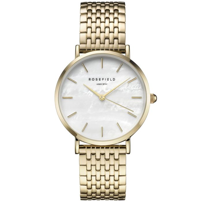 Reloj Mujer Rosefield UEWG-U21 Blanco Oro 10