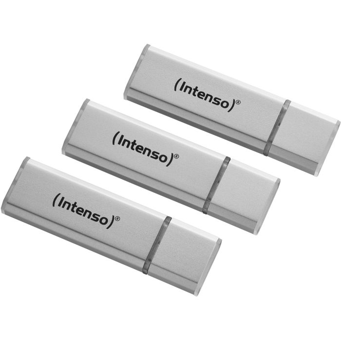 STICK 3 x Intenso Speicherstick USB 2.0 Alu Line 32GB silber 3