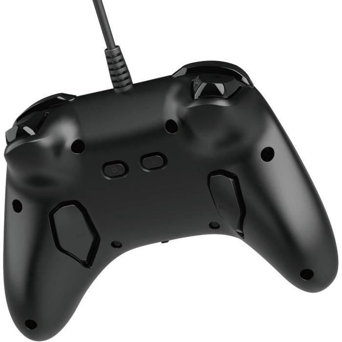 Mando con cable - HORI - Horipad - Nintendo Switch y Switch 2 - Botón C de Nintendo - Botones traseros programables - Negro 3
