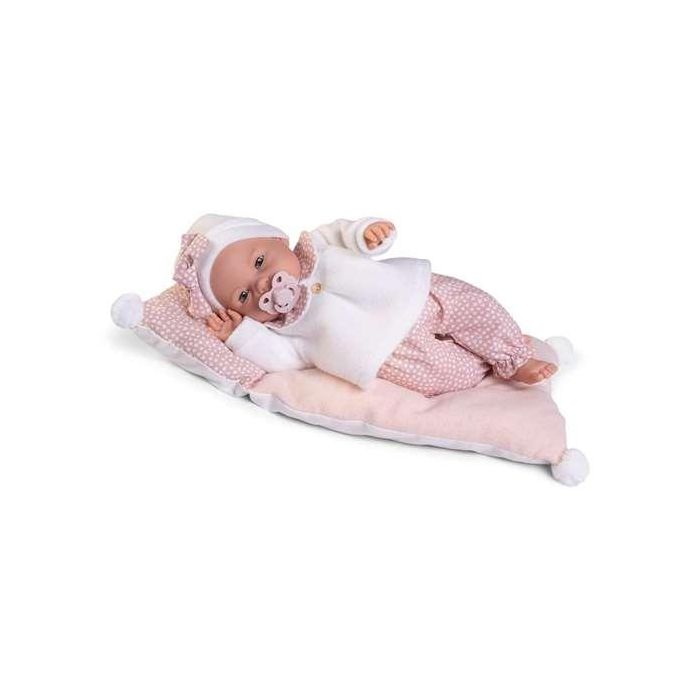 Muñeca bimba llorona en su camita, cuerpo de tela 37 cm 7 Muñeca bimba llorona en su camita, cuerpo de tela 37 cm 7