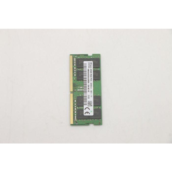 Lenovo DDR4 SODIMM memory module, 32GB capacity, 3200MHz speed, 260-pin interface, compatible with Lenovo laptops. 2 Lenovo DDR4 SODIMM memory module, 32GB capacity, 3200MHz speed, 260-pin interface, compatible with Lenovo laptops. 2