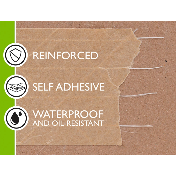 Q-connect Cinta Adhesiva Kraft Reforzado para Embalaje 50 mt x 50 mm 6 Q-connect Cinta Adhesiva Kraft Reforzado para Embalaje 50 mt x 50 mm 6