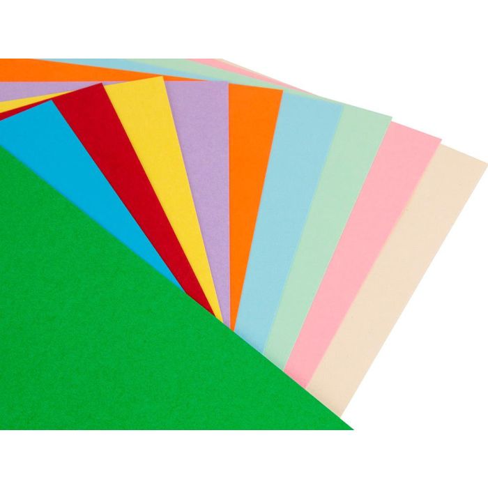 Papel Color Liderpapel A4 80 gr 10 Colores Surtidos Paquete De 100 Hojas 4