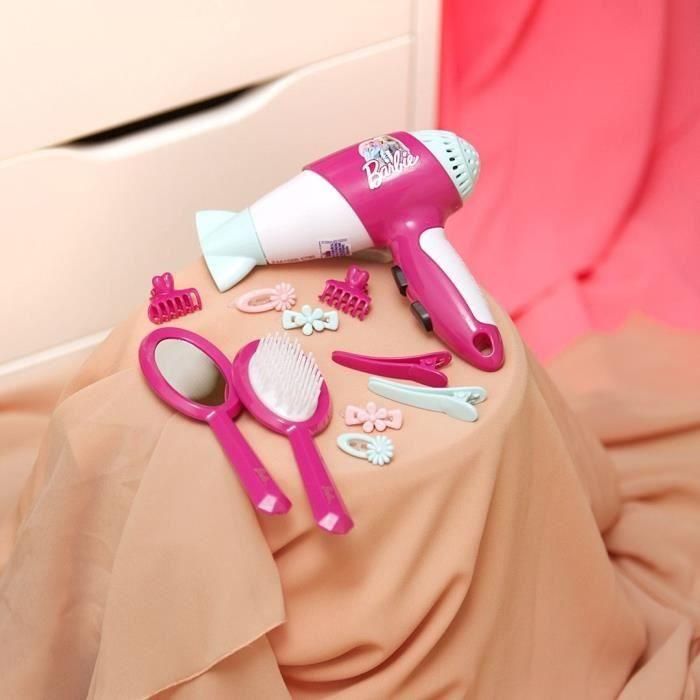 BARBIE - Set de peluquería con secador de pelo 7 piezas 4 BARBIE - Set de peluquería con secador de pelo 7 piezas 4