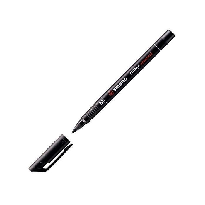Stabilo Rotulador Permanente Ohpen Universal Punta Media 1 mm Caja 10 Negro Stabilo Rotulador Permanente Ohpen Universal Punta Media 1 mm Caja 10 Negro