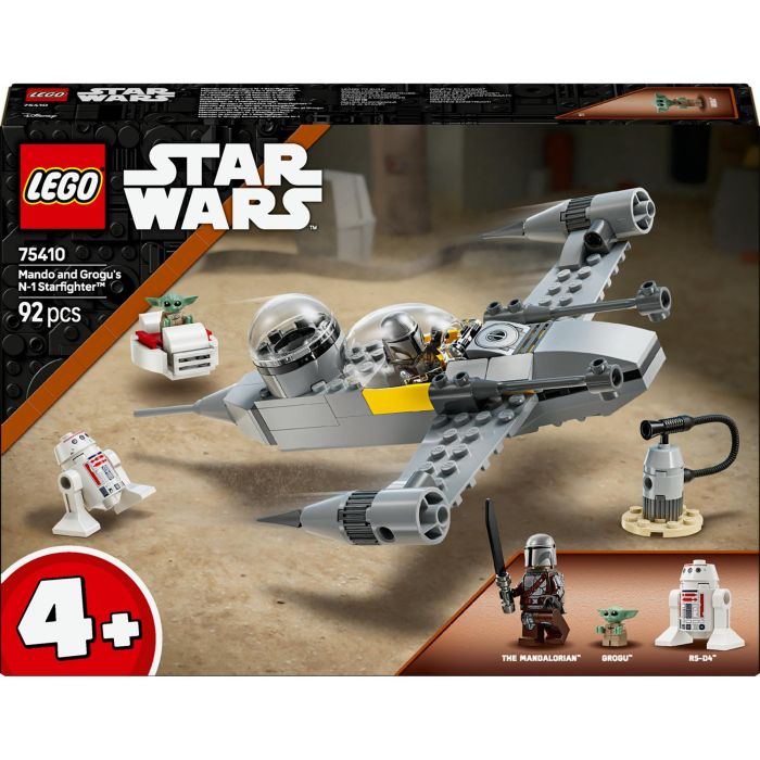LEGO 75410 Caza Estelar N-1 de Mando y Grogu | Kit Juguete Construible Star Wars: The Mandalorian con El Mandaloriano, Grogu y R5-D4 0 LEGO 75410 Caza Estelar N-1 de Mando y Grogu | Kit Juguete Construible Star Wars: The Mandalorian con El Mandaloriano, Grogu y R5-D4 0