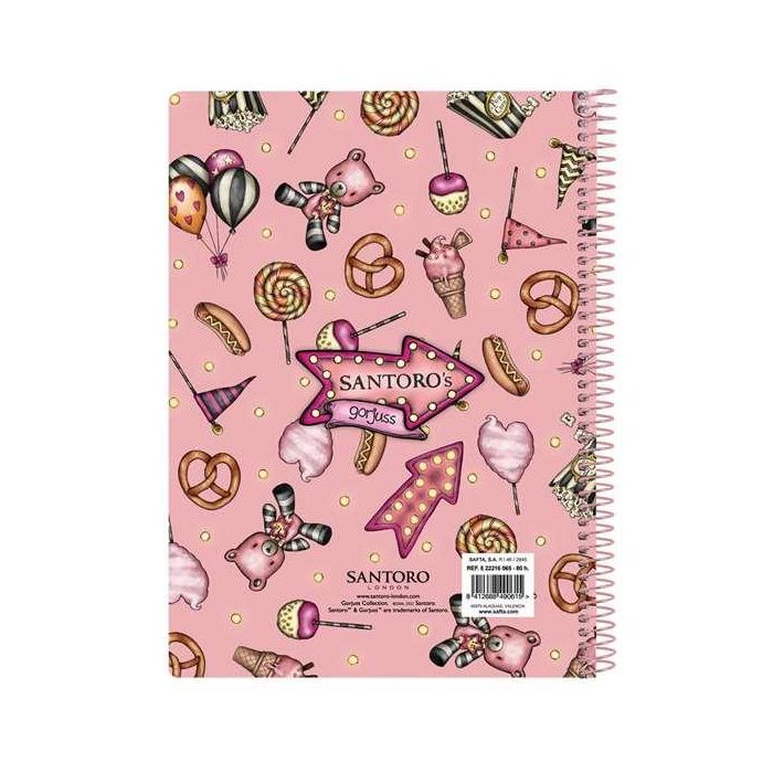 Libreta cuarto 80 h. tapas duras gorjuss™ fairground "carousel" 15,5x22x1cm 1 Libreta cuarto 80 h. tapas duras gorjuss™ fairground "carousel" 15,5x22x1cm 1