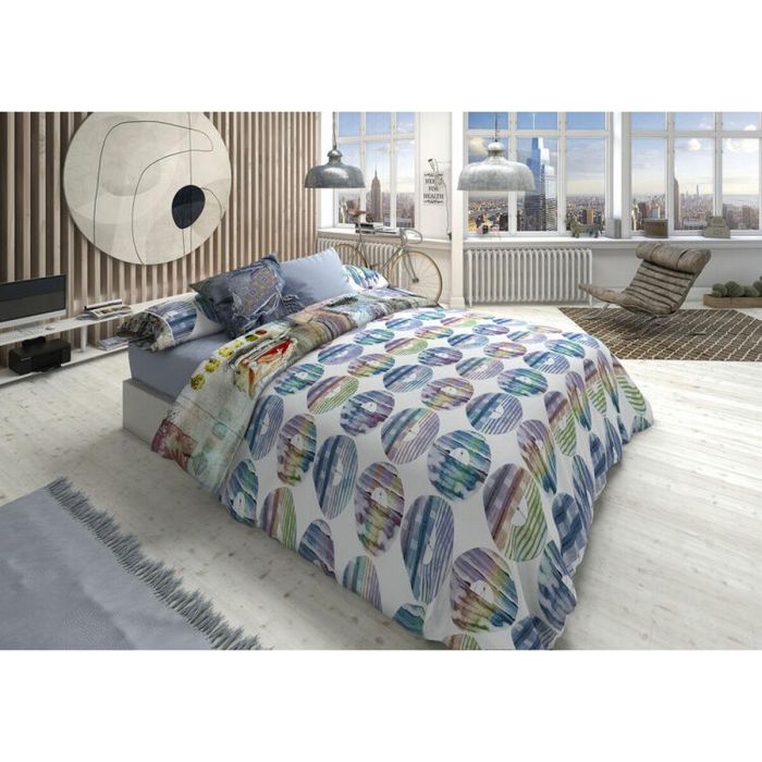 Juego de funda nórdica Lois MEGANO P. Azul Cama de 105 2 Piezas 0 Juego de funda nórdica Lois MEGANO P. Azul Cama de 105 2 Piezas 0