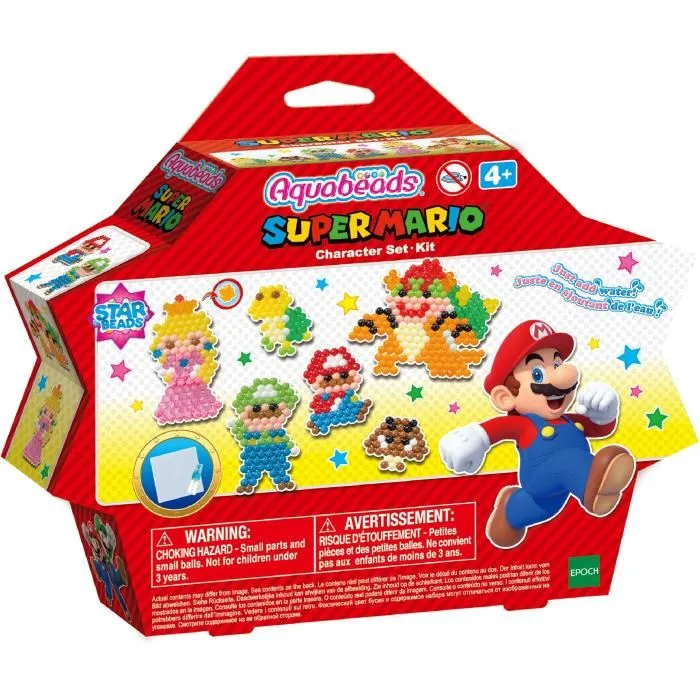 Aquabeads Super Mario Set Personajes 31946 - Figuras para Crear con Abalorios de Más de 690 Piezas 5