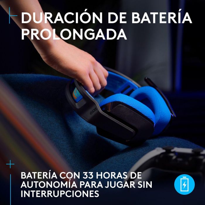 Logitech Auriculares Gaming G535 Inalámbricos LIGHTSPEED Negro, Compatible con Mac y Windows 3 Logitech Auriculares Gaming G535 Inalámbricos LIGHTSPEED Negro, Compatible con Mac y Windows 3
