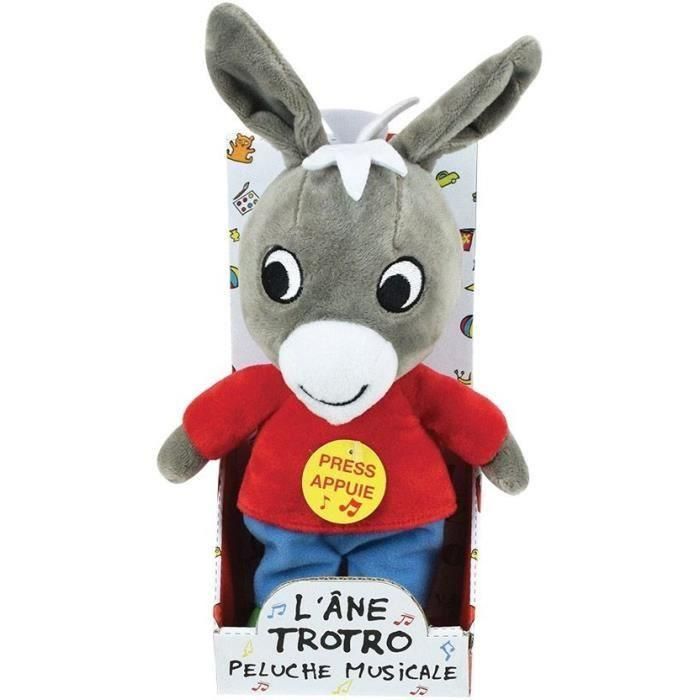 Peluche musical TROTRO +/- 28 cm 1 Peluche musical TROTRO +/- 28 cm 1