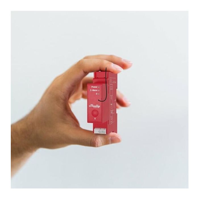 Shelly Wave Pro 1PM Relé Z-Wave Montaje DIN-Rail 16A 2