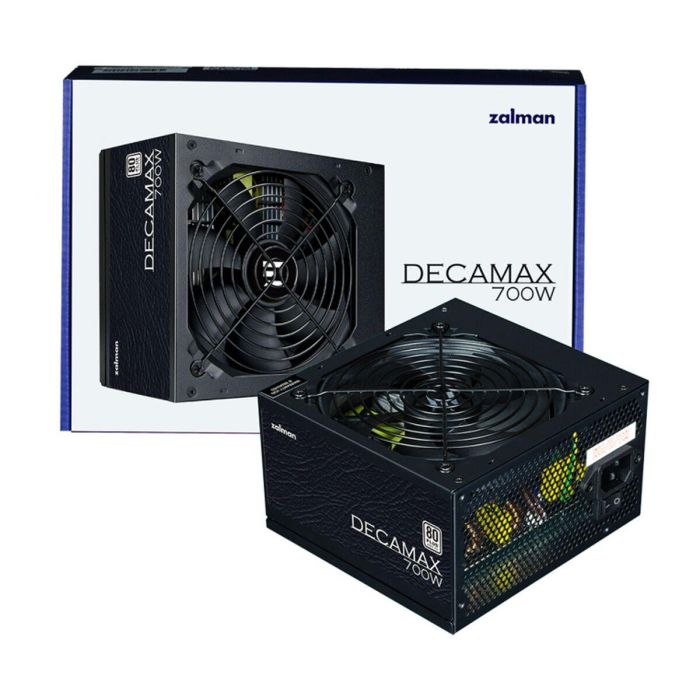 Zalman Decamax Fuente Alimentación PC 700W ATX 80 PLUS Negro con Ventilador 12cm 12 Zalman Decamax Fuente Alimentación PC 700W ATX 80 PLUS Negro con Ventilador 12cm 12