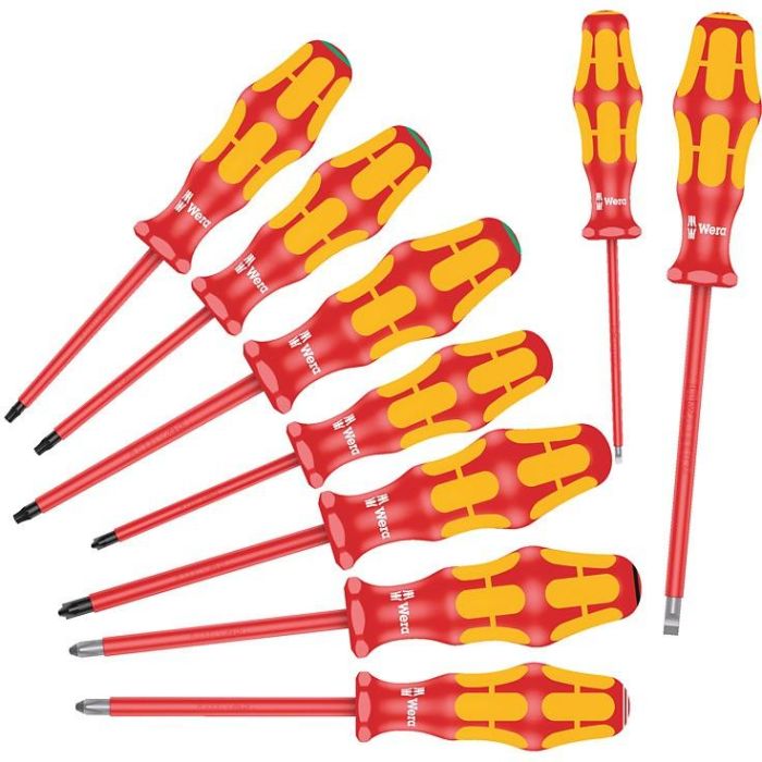 Wera 160 i/162 i/167 i/9 Schraubendrehersatz Kraftform - Juego de destornilladores
