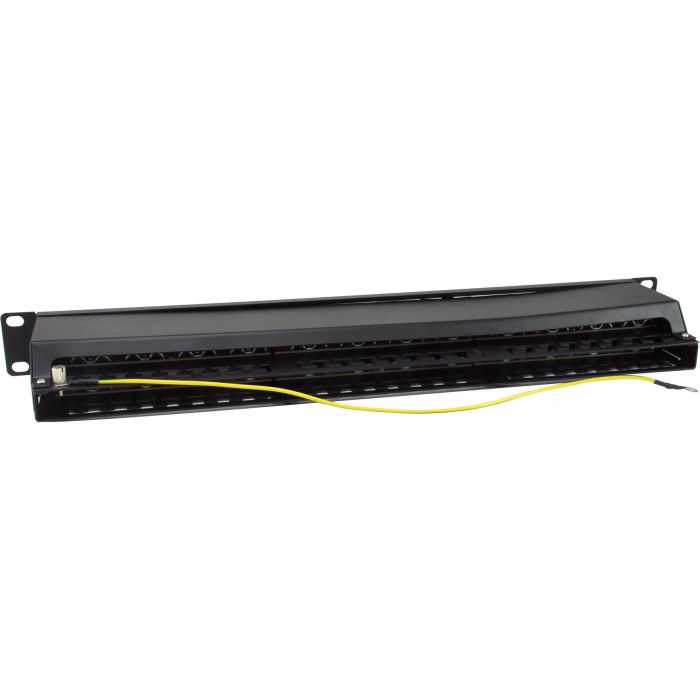 EQUIP 326626 Patch Panel 48 Puertos RJ45 Cat6A FTP 1U Negro para Rack 1
