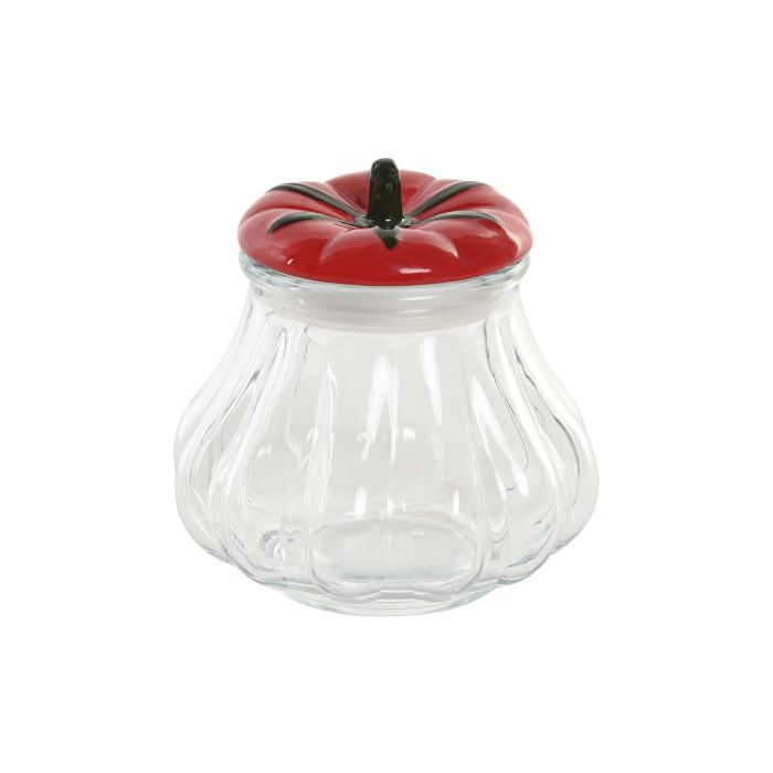 Bote Moderno DKD Home Decor Rojo 15 x 15.6 x 15 cm (6 Unidades) 0 Bote Moderno DKD Home Decor Rojo 15 x 15.6 x 15 cm (6 Unidades) 0