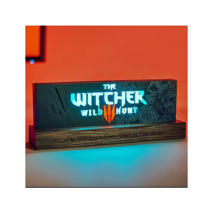 Wondee Lámpara The Witcher Gaming de Capuchón Coleccionable para Fans del Videojuego The Witcher III: Wild Hunt, Decoración de Escritorio 4