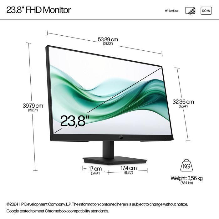 HP Monitor S3 Pro 324Pv 24 Pulgadas Full HD 1080p 100Hz VA LCD LED 250cd/m² 5ms 178° 3000:1 13