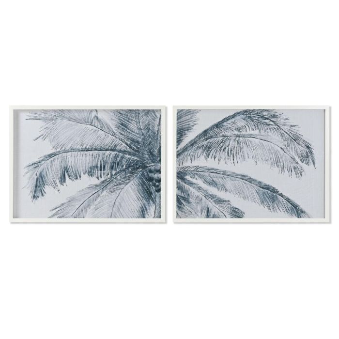 Cuadro Mediterraneo DKD Home Decor Azul Blanco 2 x 60 x 80 cm (2 Unidades)