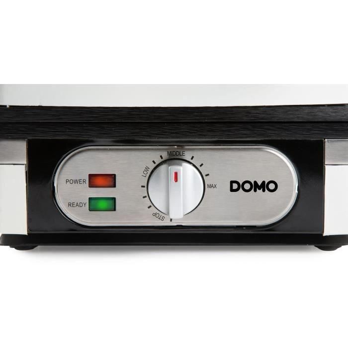 Máquina para hacer gofres - DOMO - DO9274W - 1400 W - 2 gofres XL - Blanco 4 Máquina para hacer gofres - DOMO - DO9274W - 1400 W - 2 gofres XL - Blanco 4