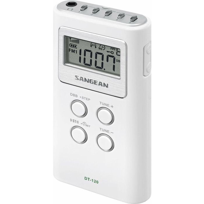 Radio Portátil Sangean DT-120 Blanco Radio Portátil Sangean DT-120 Blanco