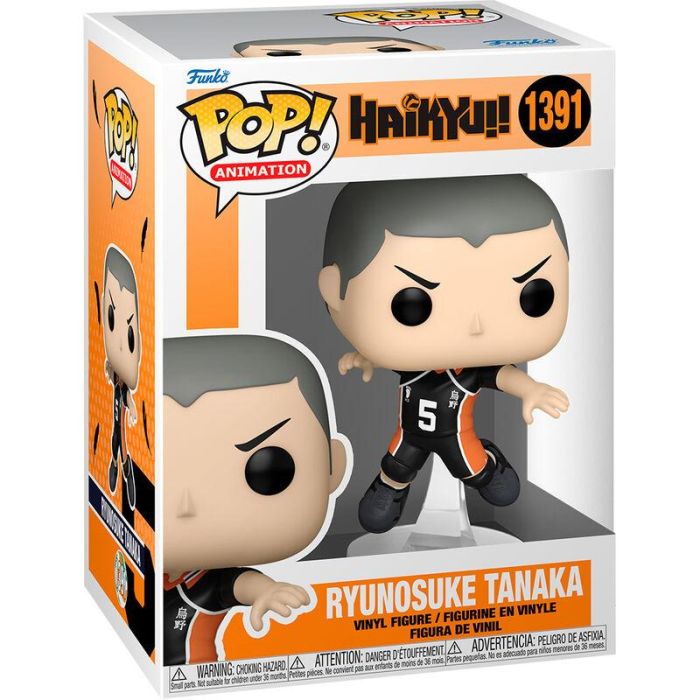 Funko Figura POP Haikyu! Ryunosuke Tanaka, Vinilo, 9cm