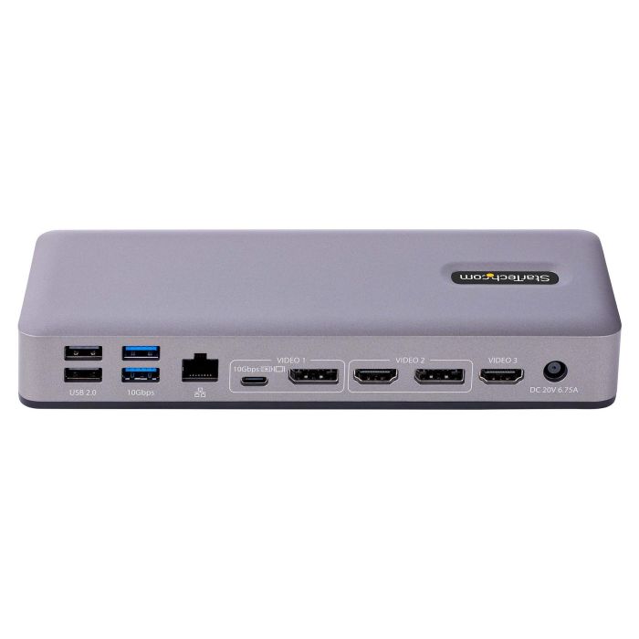 Startech.com Docking Station 14 en 1 con USB-C, HDMI, DisplayPort, RJ45, 2xUSB-A 3.2, 2xUSB 2.0, Soporte 3 Pantallas 5K y Power Delivery 60W 3 Startech.com Docking Station 14 en 1 con USB-C, HDMI, DisplayPort, RJ45, 2xUSB-A 3.2, 2xUSB 2.0, Soporte 3 Pantallas 5K y Power Delivery 60W 3