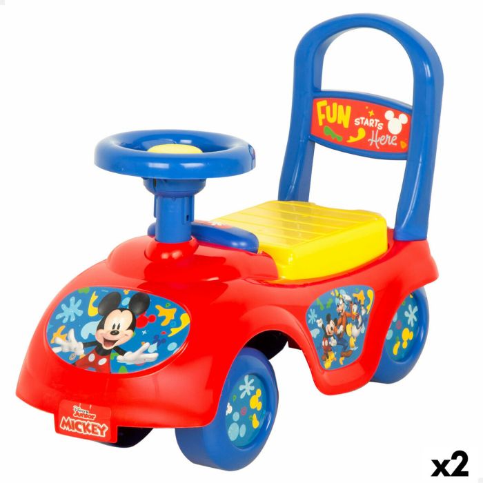 Correpasillos Mickey Mouse 43 x 37 x 21 cm (2 Unidades)