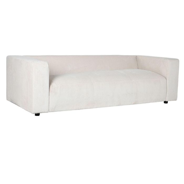 Sofa Moderno DKD Home Decor Crema 95.5 x 66.5 x 224 cm