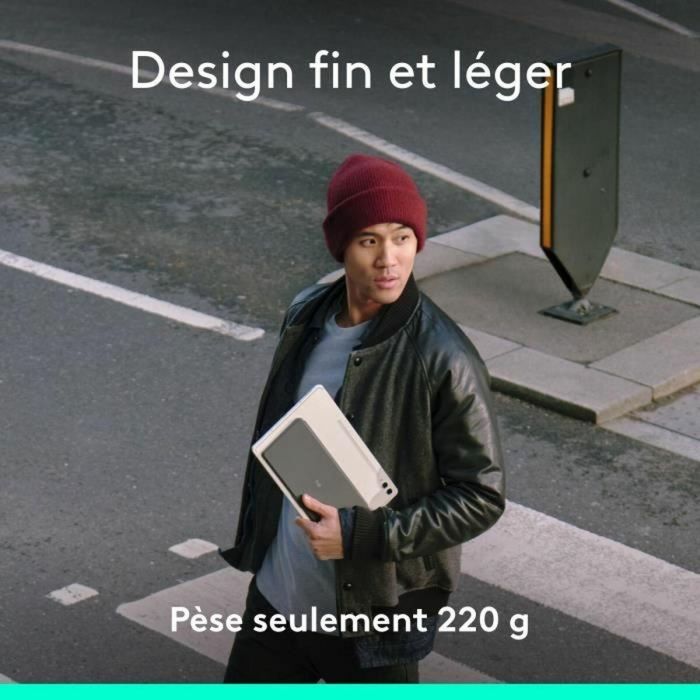 Funda para Tablet y Teclado Logitech Keys-to-Go 2 Gris Graphite 5