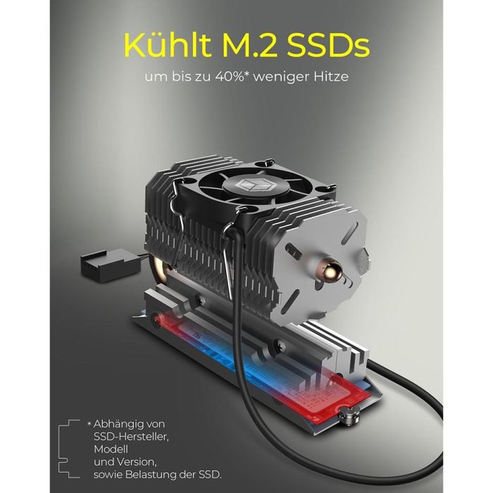 K Kühlkörper IcyBox SSD M.2 schwenkbar 1 K Kühlkörper IcyBox SSD M.2 schwenkbar 1