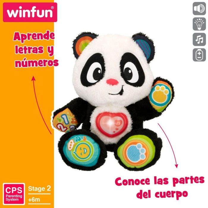 Juguete de bebé Winfun Oso Panda 27 x 33 x 14 cm (4 Unidades) 4 Juguete de bebé Winfun Oso Panda 27 x 33 x 14 cm (4 Unidades) 4