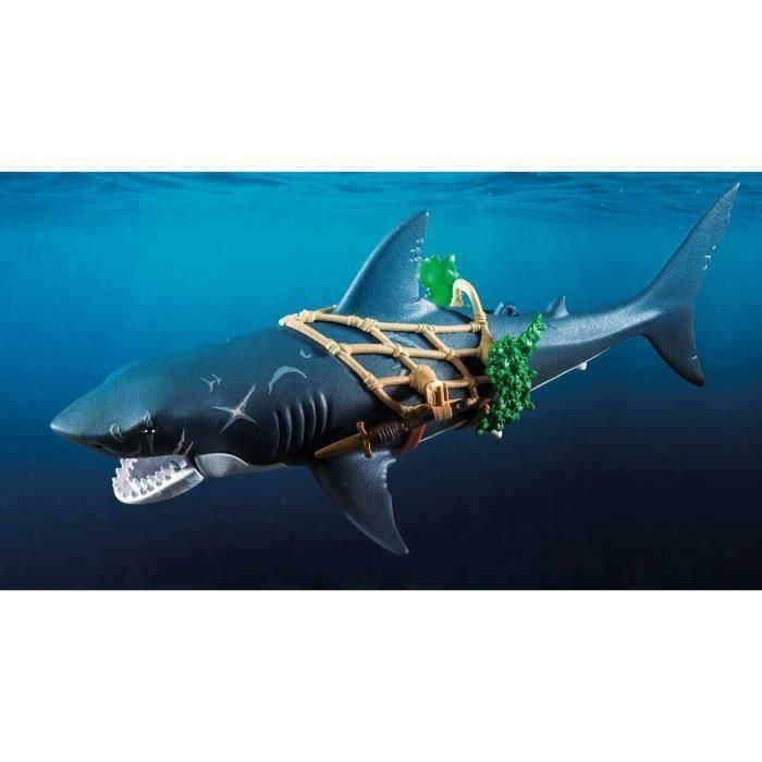 PLAYMOBIL 71793 Pirata y tiburón con mandíbula articulada 2 PLAYMOBIL 71793 Pirata y tiburón con mandíbula articulada 2