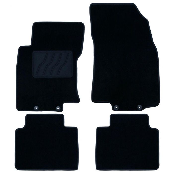 Car Lux OCCNS0046 Alfombrillas a medida Nissan X-Trail 2017-Presente 5 o 7 piezas, velour, anclaje original, antideslizante